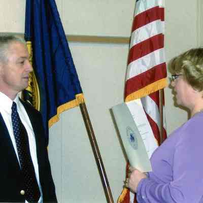 D.P.W Tom Mcdonald Getting Sworn In