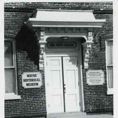 Wayne Historical Museum Exterior on Mar 29, 1977.