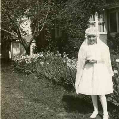 Bernice Greenwalt's First Communion.