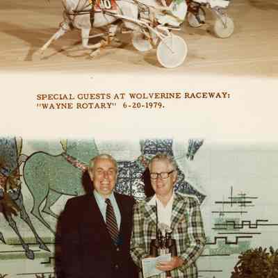Rotary Members at the Raceway