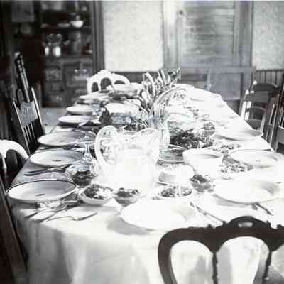 The Warner's dining room.