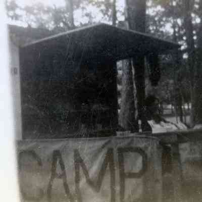 Book stand at Liley Lake.