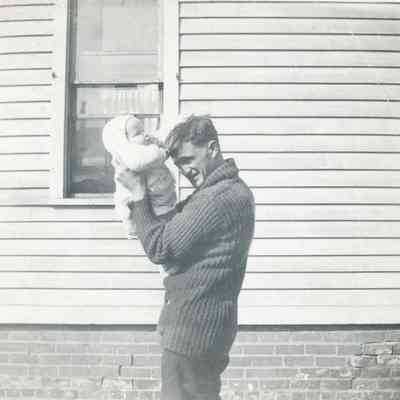 Jim Hisey and his father Ventry Hisey.