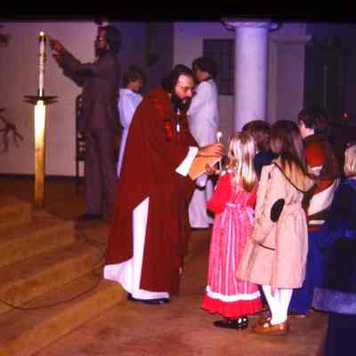 Fr. Pelc 1st communion 1979