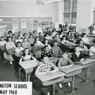 Washington School 6th grade class 1959-60