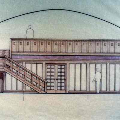 Design drawing for Balcony
