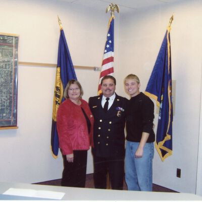 Firefigher and Family