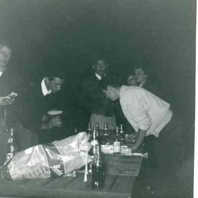 Ronnie Beckham, Jerry Higgs, Steve Kozar, Sarah Chamberlain, Judy Demobevic and Lester Scott during the Senior Picnic.