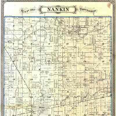 1876 Nankin Township Plat Map