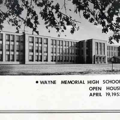 1953 Wayne Memorial High School Open House Booklet