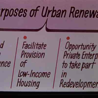 Urban Renewal Presentation given to City Officials