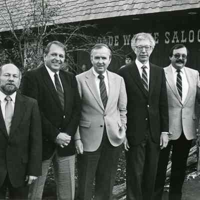 Mayor Pat Norton is third from left.