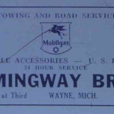 1947 Ad. Hemingway Bros. Mobilgas