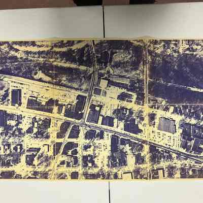 Pre Urban Renewal Aerial Of Michigan Avenue