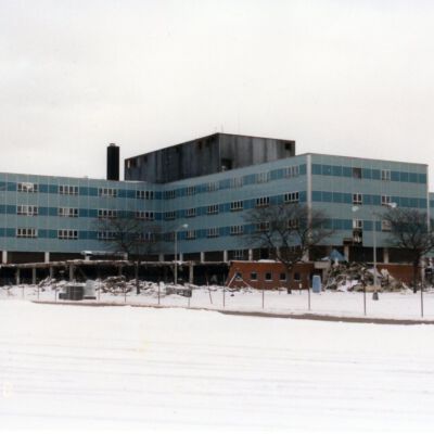 Demolition of Wayne County General Hospital