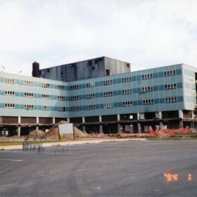 Demolition of Wayne County General Hospital