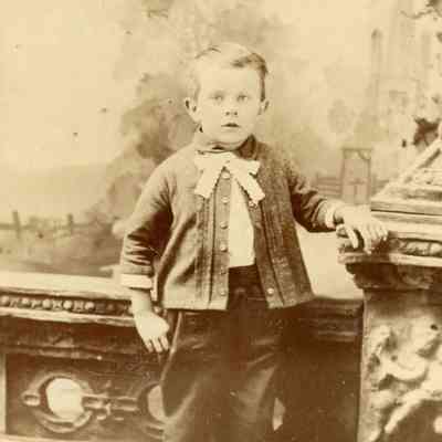 Georgie Orr at 6 years old. He was born in 1884 and died in 1890.