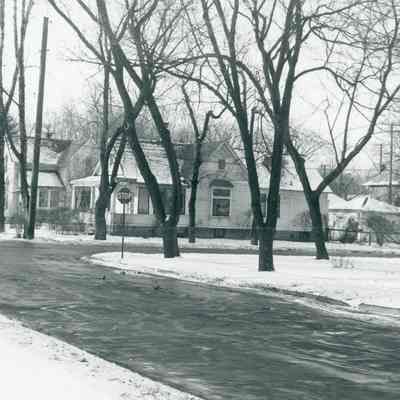 Park street looking NW towards Elizabeth.