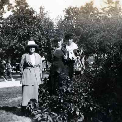 Ellen Martin, Mrs Caine and Charisa Felt on Sept. 1, 1919 (Labor Day) at Bob-Lo.