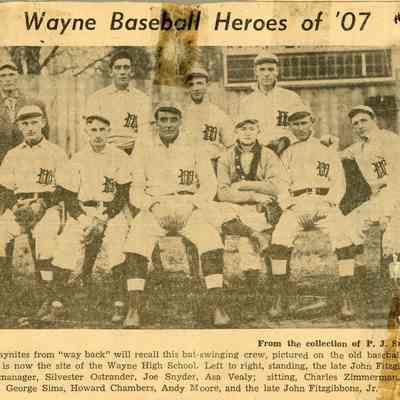 Wayne Baseball Team of 1907