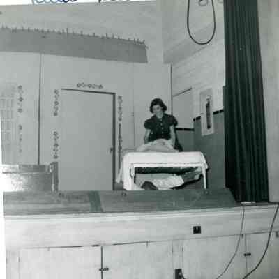 Annette Hartman at the Children's Theater for 'Little Red Riding Hood' in March of 1955.