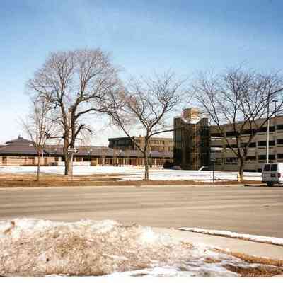 2003, Library, peace memorial, parking structure