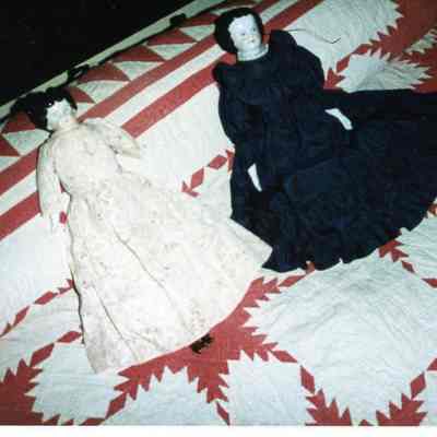 Bedroom at the Museum in 1986.