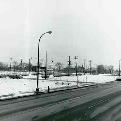 Michigan At 2nd street looking SW. 1972.