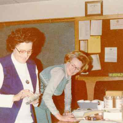 Virginia Prieskorn and Nan Bird