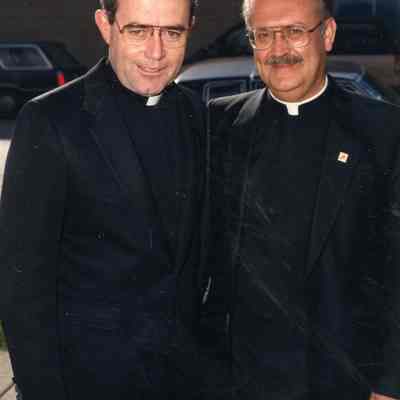 Fr. John Sullivan on right
