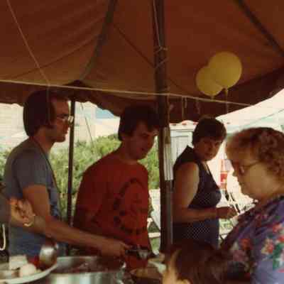 150th Birthday Party of the Church and Ice Cream Social on June 27, 1982.