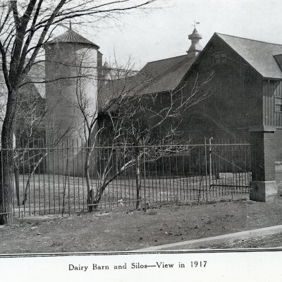 Dairy Barn and Silos 1917