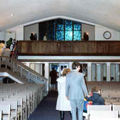 Rear of sanctuary