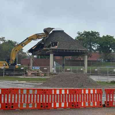 Ampitheater demolition