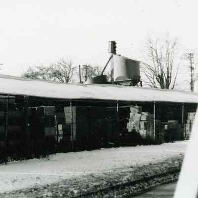 Ease side of Biddle at Brush, side of hawley lumber. Cement plant in back.