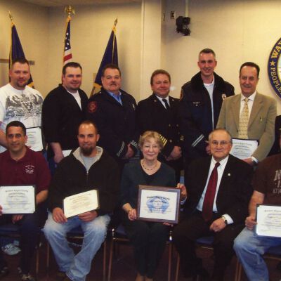 Firefighters and DPW