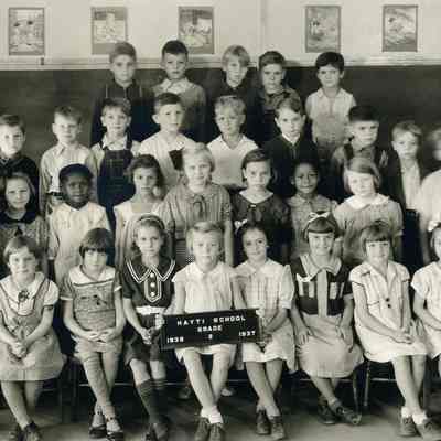 Hayti School Grade 2 Class 1936-37