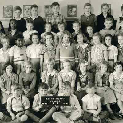 Hayti School Grade 4 5 Class 1936-37