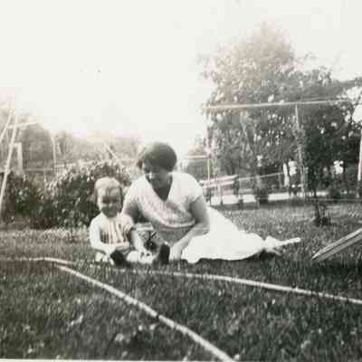Bernice Greenwalt as a a baby.