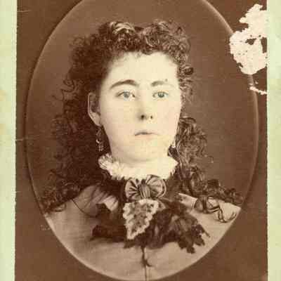 Josie Bailey Abernathy, adopted daughter of Williard Bailey, watchmaker of Wayne.