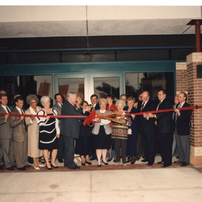 Ribbon Cutting for New Library
