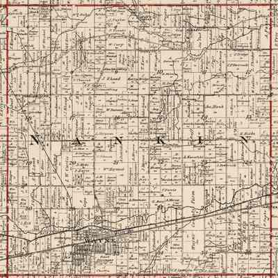 1915 Nankin Township Plat Map