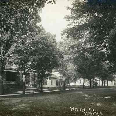 Main street looking N.E. from Second street