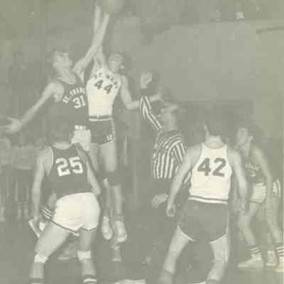 St. Mary's vs St. Francis Basketball Game.