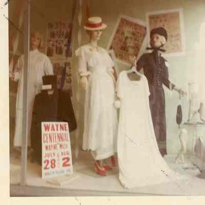 Centennial window display