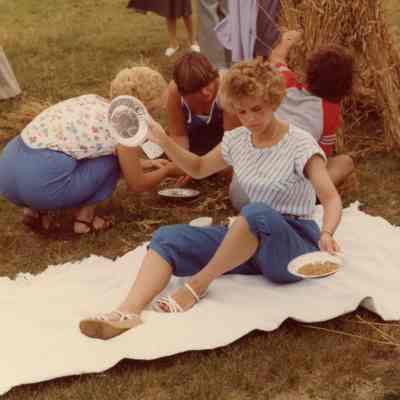Sunday School, Out Door Service and Homecoming on July 18, 1982.