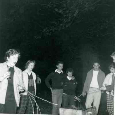 Roxie Fortine, Pat Millar, Jerry Higgs, Lynn Dishnow, Phil Bradley and Susie Howell during the Senior Picnic.
