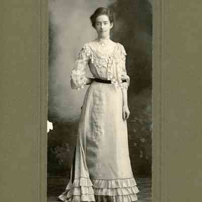 Florence Egeler who graduated from WHS class of 1896.