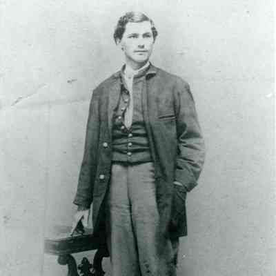 William H. Houston, CO D. 24th Michigan. Killed at Gettysburg on July 1, 1863. Born in Belleville, Ohio in 1842.