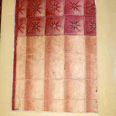 Original 1946 Mural decoration